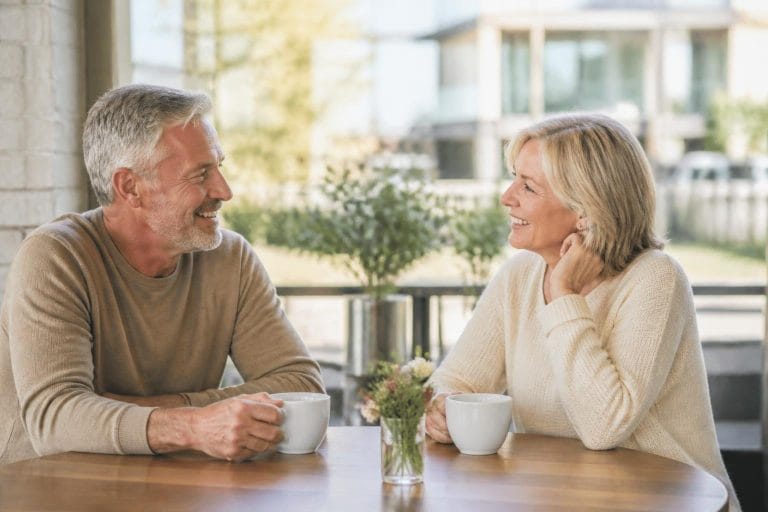 Mature adults illustrating first date tips for singles over 50