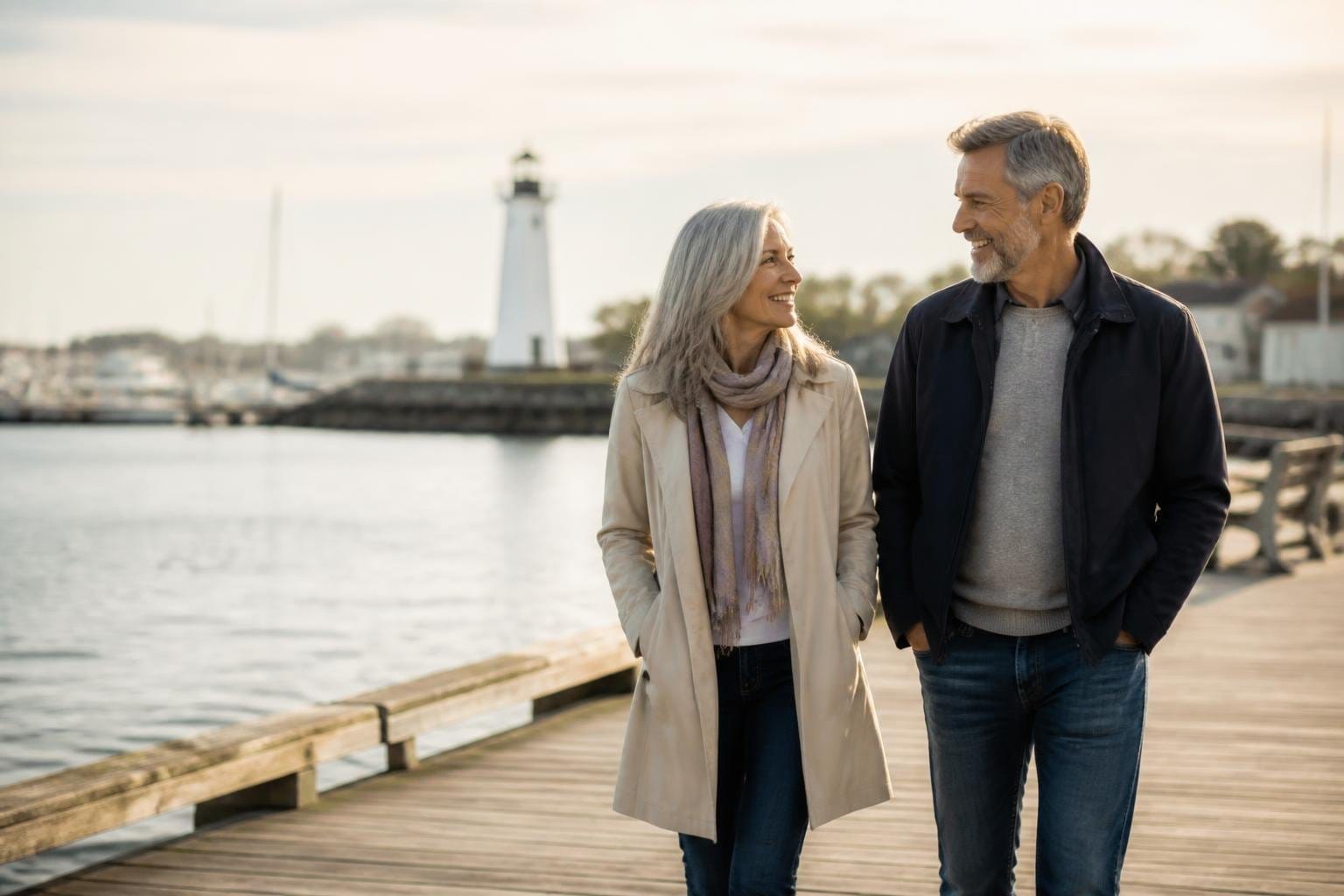 Mature adults illustrating how to start dating again after 50