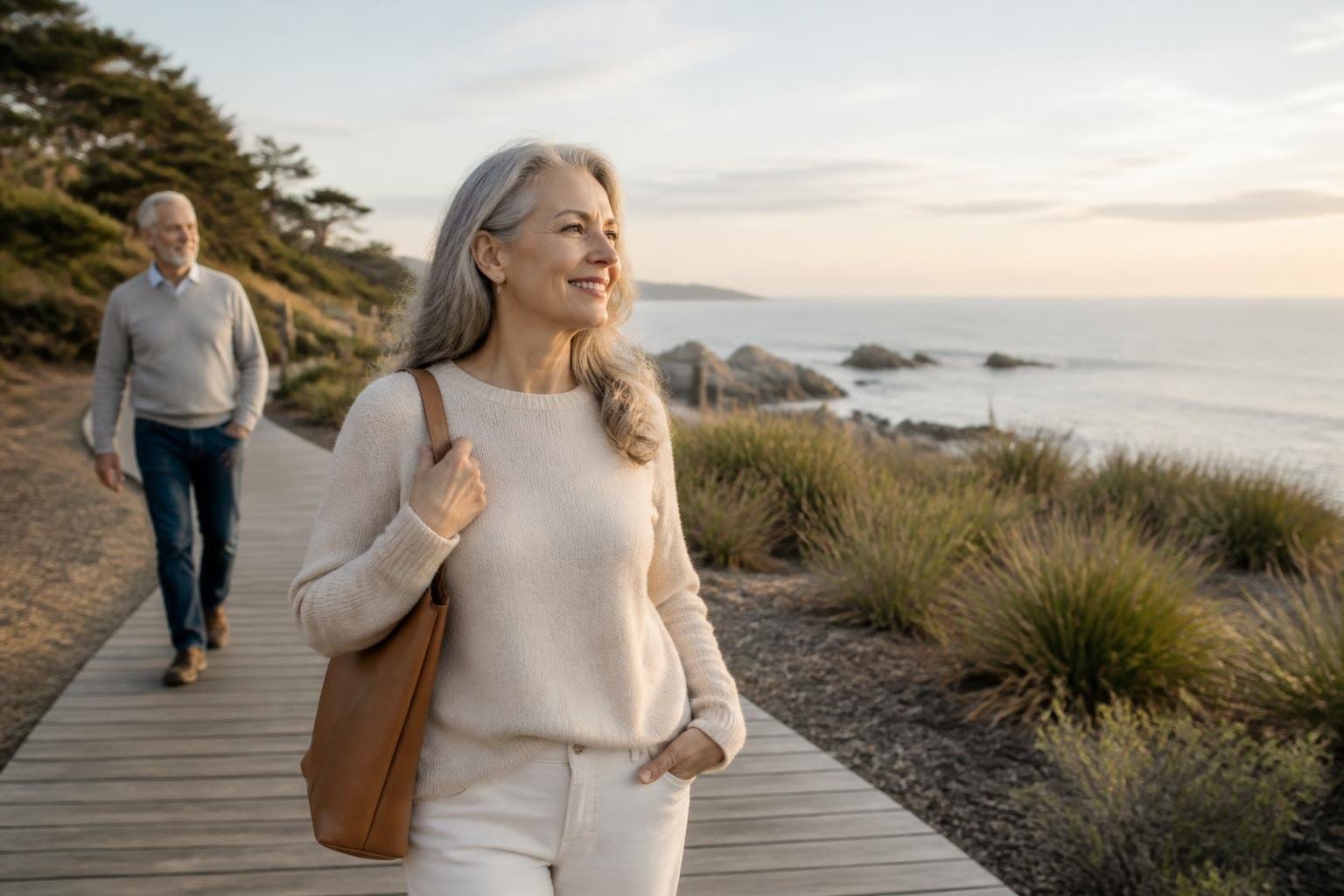 Mature adults illustrating rebuilding confidence after divorce